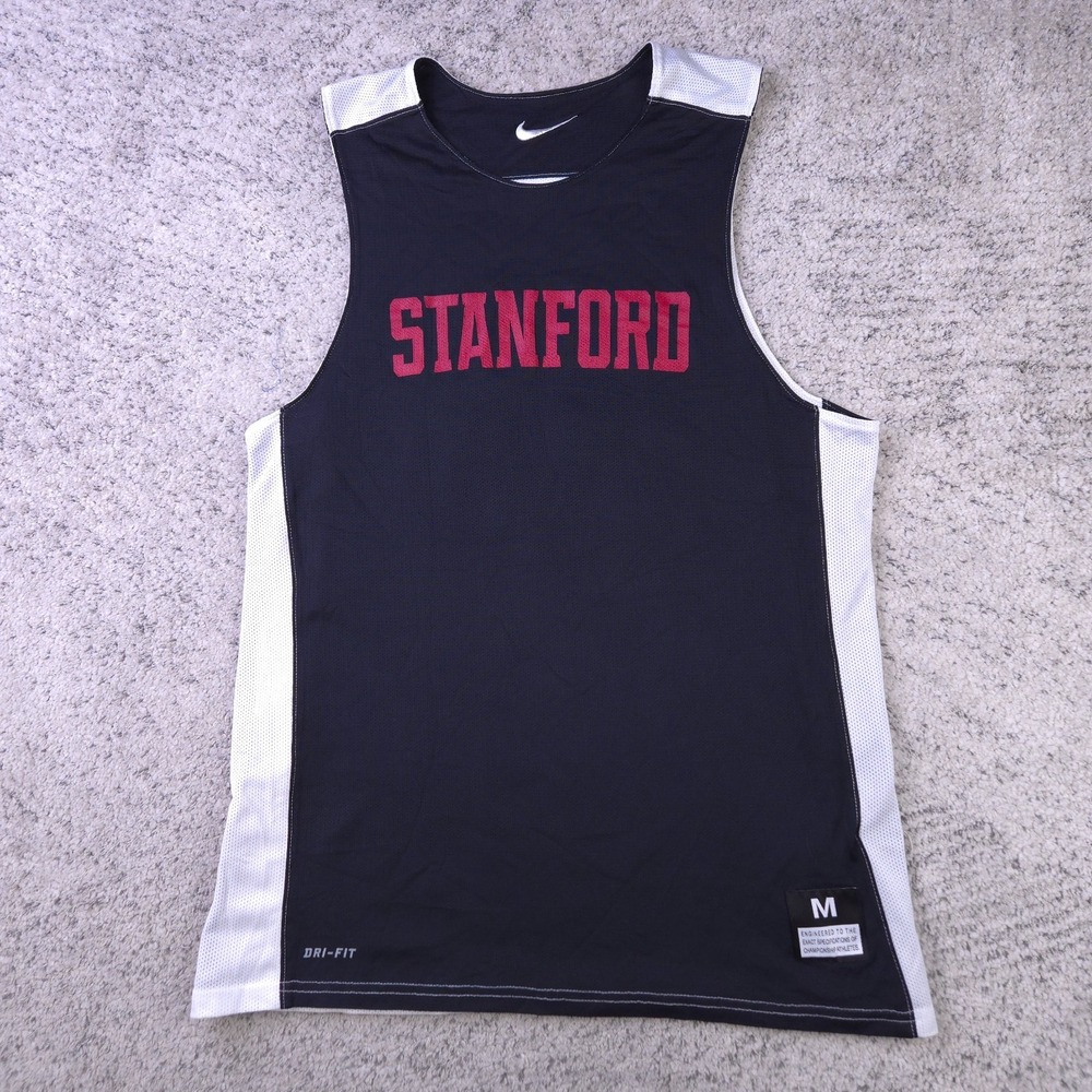 Stanford University Basketball Jersey Mens Medium Practice Reversible Nike 48